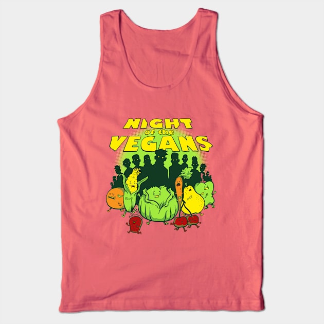 Night of the Vegans Tank Top by rebekie.b